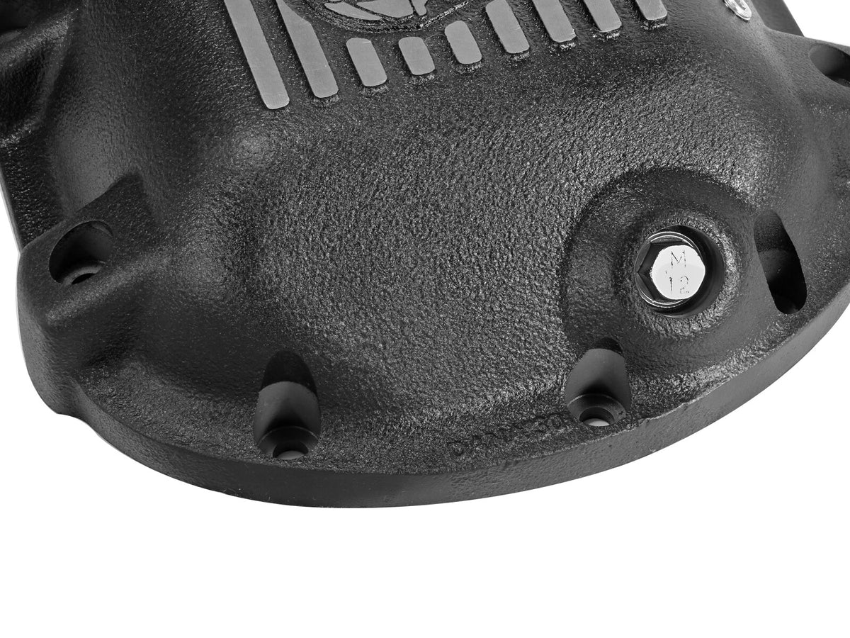 Pro Series Rear Differential Cover Black w/ Machined Fins Jeep Wrangler (TJ/JK) 97-18 Dana 30 aFe Power-4