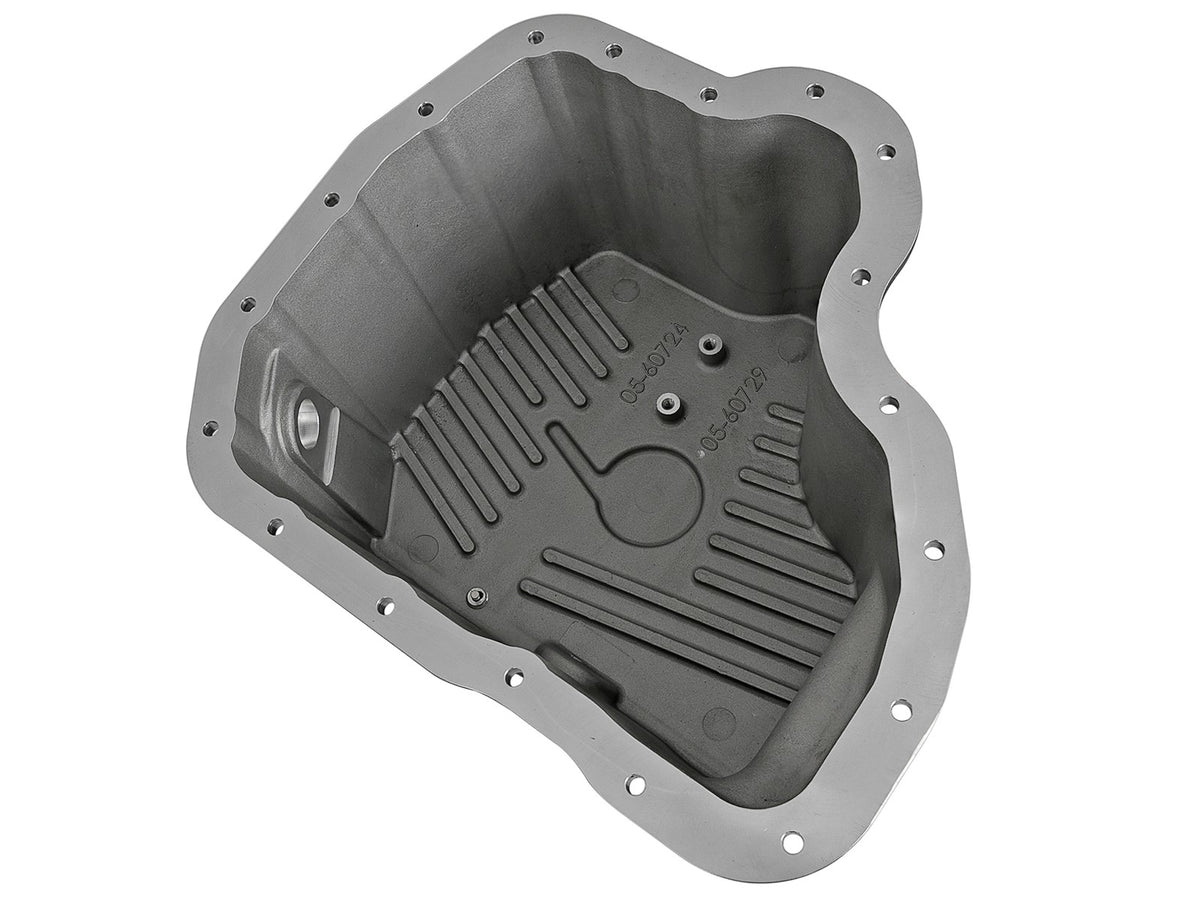 Pro Series Engine Oil Pan Black w/ Machined Fins GM Diesel Trucks 11-16 V8-6.6L (td) Lml aFe Power-7