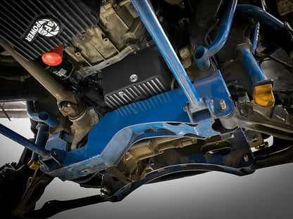 Pro Series Engine Oil Pan Black w/ Machined Fins GM Diesel Trucks 11-16 V8-6.6L (td) Lml aFe Power-11