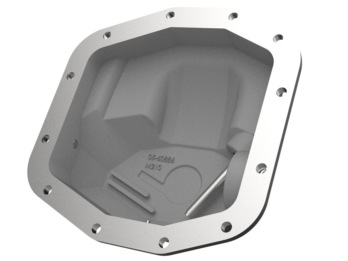 Pro Series Front Differential Cover Black Finish w/ Machined Fins Jeep Wrangler (Jl) 18-23/ Gladiator (Jt) 20-23 (Dana M210) aFe Power-2