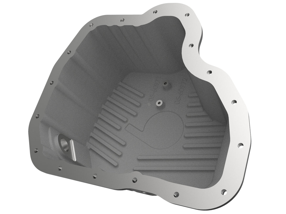 Pro Series Engine Oil Pan Black w/ Machined Fins GM Diesel Trucks 01-10 V8-6.6L (td) LB7/Lly/Lbz/Lmm 11 aFe Power-2