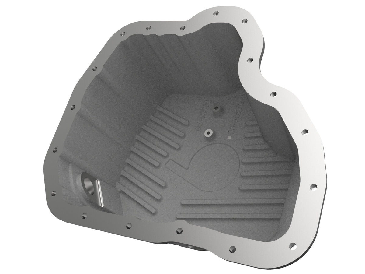 Pro Series Engine Oil Pan Black w/ Machined Fins GM Diesel Trucks 11-16 V8-6.6L (td) Lml aFe Power-2