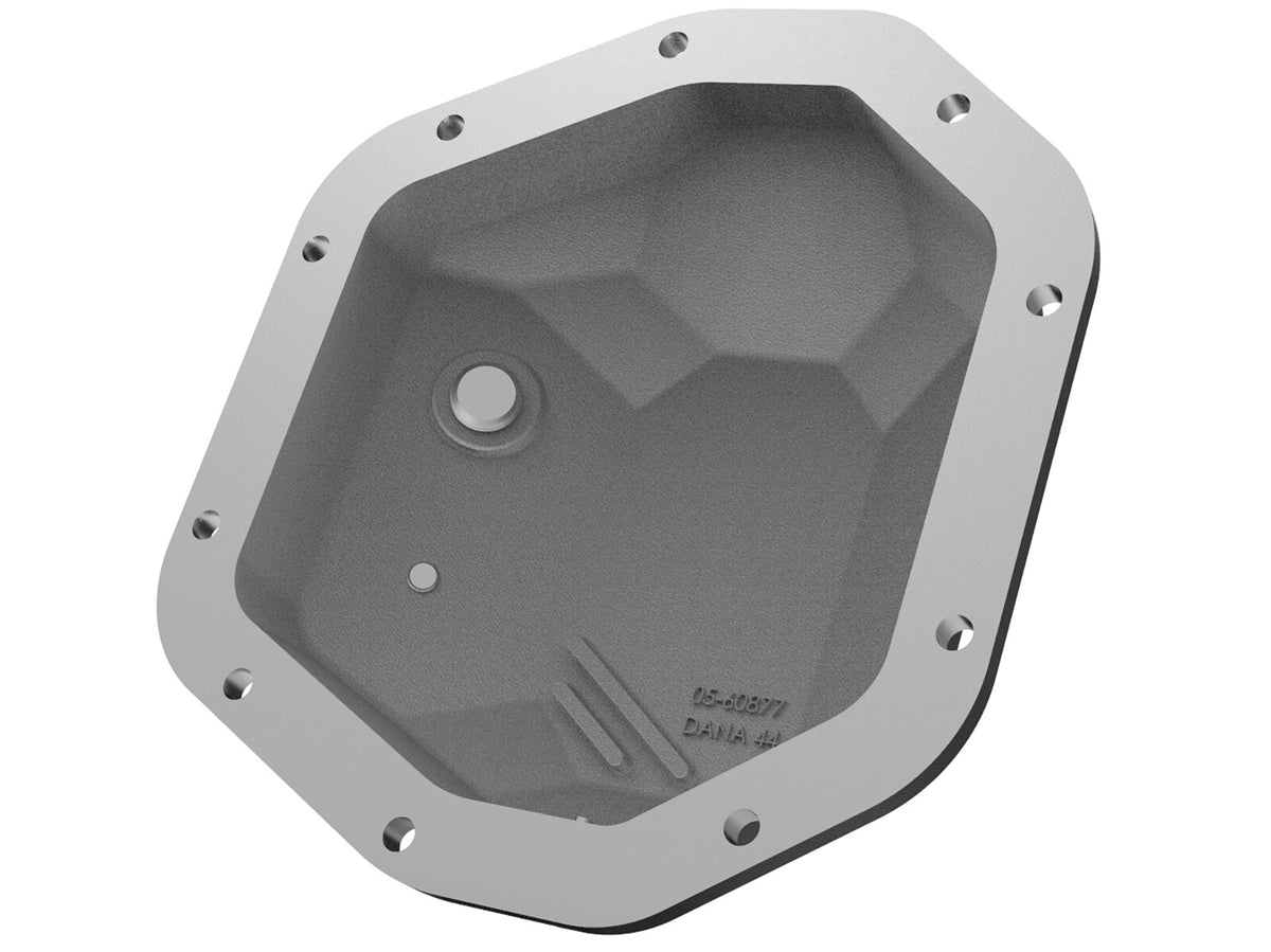 Pro Series Dana 44 Rear Differential Cover Black w/ Machined Fins Jeep Wrangler (TJ/JK) 97-18 aFe Power-2