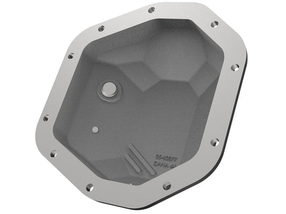 Pro Series Dana 44 Rear Differential Cover Black w/ Machined Fins Jeep Wrangler (TJ/JK) 97-18 aFe Power-2