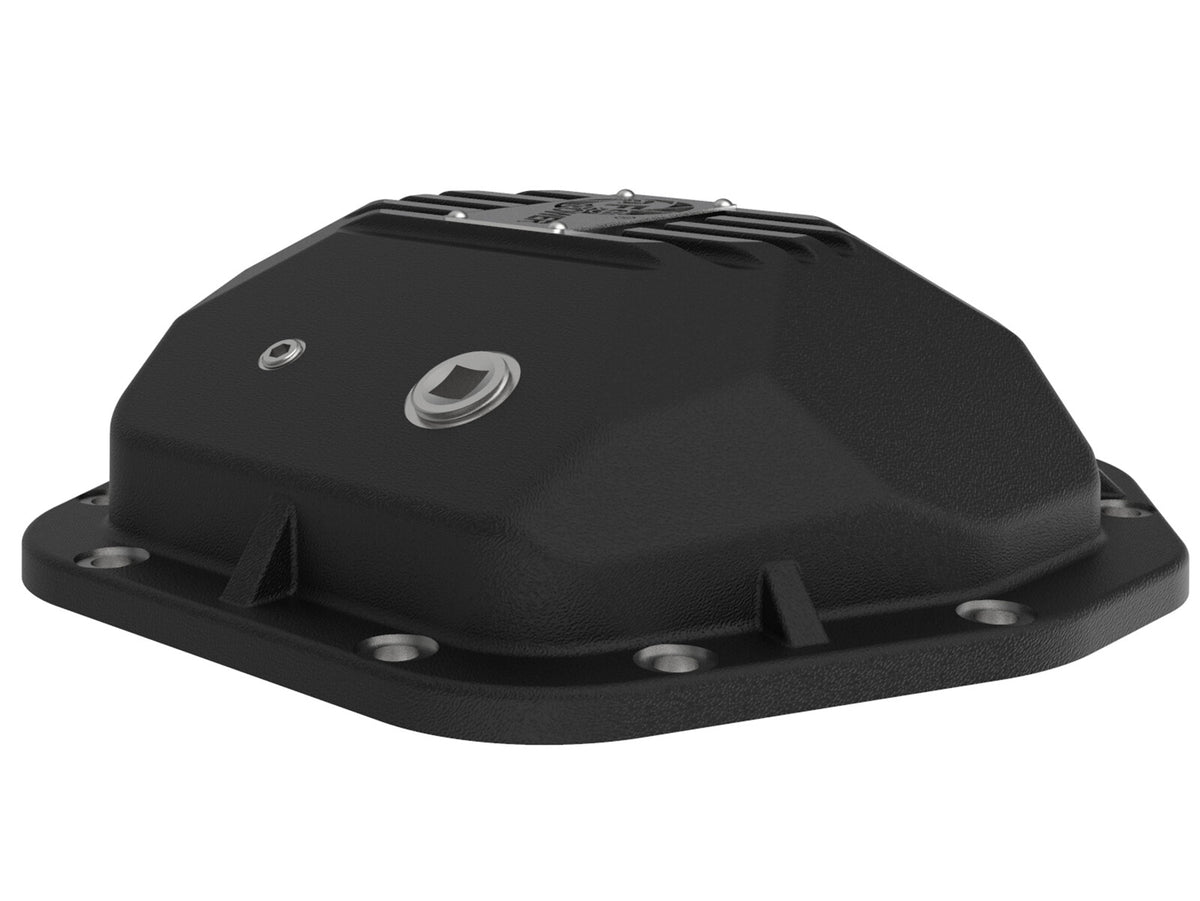 Pro Series Dana 44 Rear Differential Cover Black w/ Machined Fins Jeep Wrangler (TJ/JK) 97-18 aFe Power-3