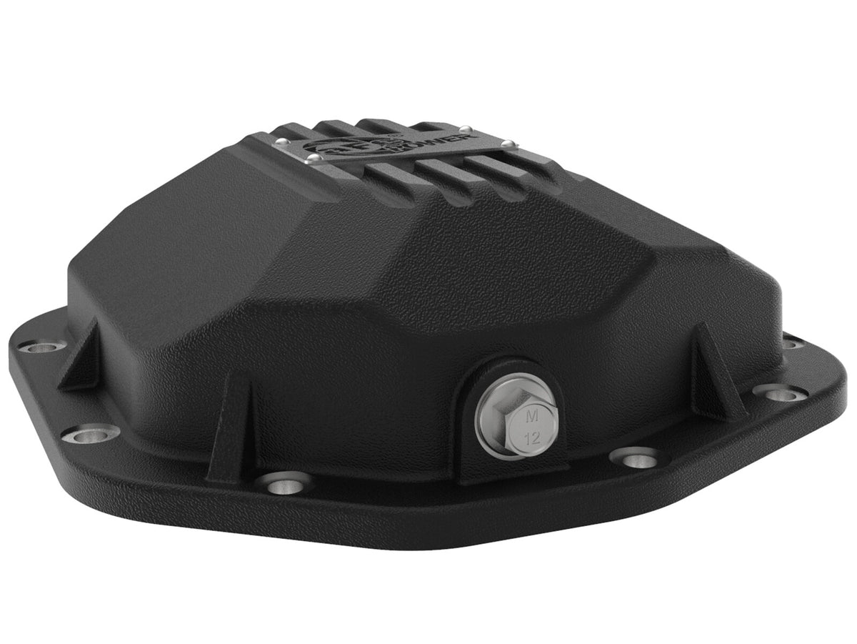 Pro Series Dana 44 Rear Differential Cover Black w/ Machined Fins Jeep Wrangler (TJ/JK) 97-18 aFe Power-4