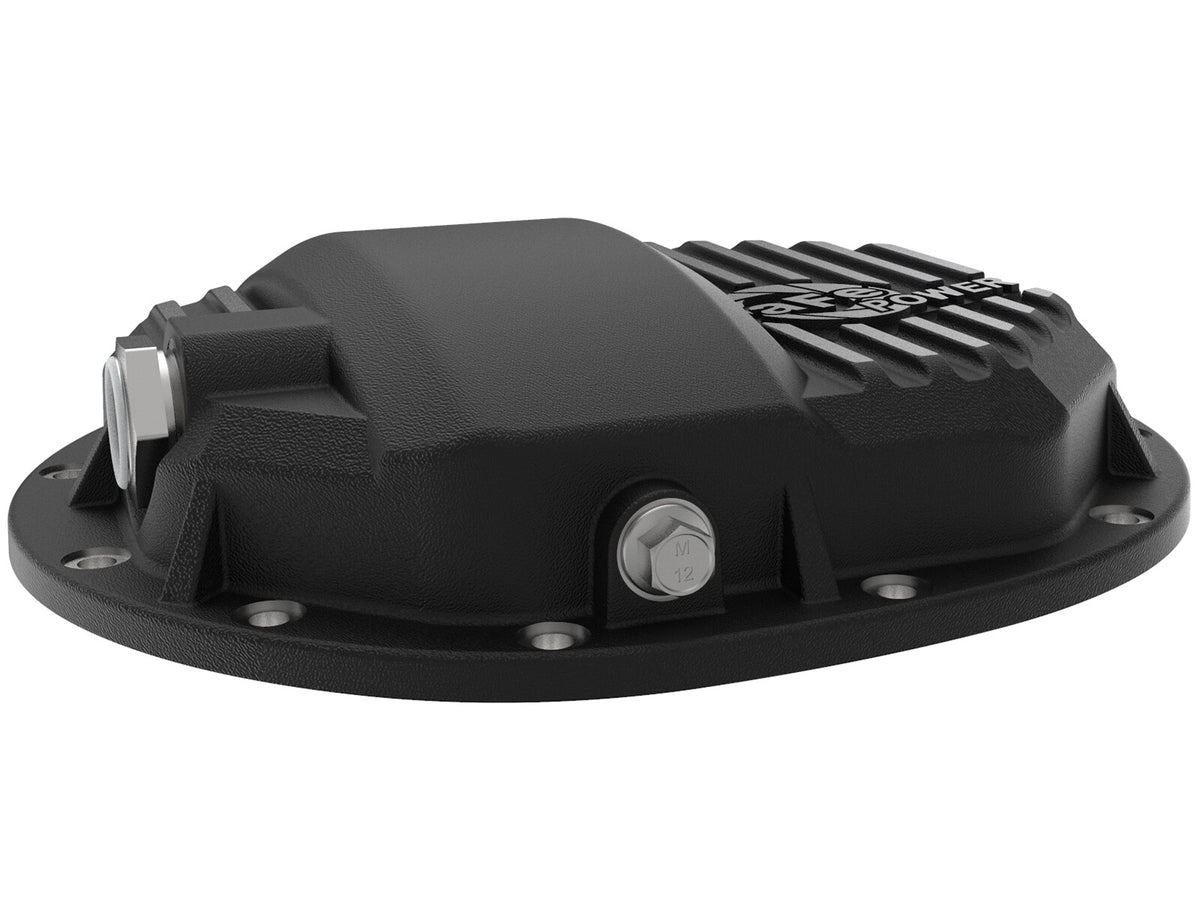 Pro Series Aam 9.5/9.76 Rear Differential Cover Black w/ Machined Fins GM Silverado/Sierra 1500 14-23 (Aam 9.5/9.76) aFe Power-4