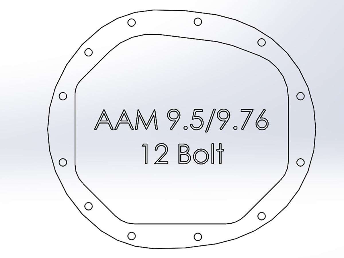 Pro Series Aam 9.5/9.76 Rear Differential Cover Black w/ Machined Fins GM Silverado/Sierra 1500 14-23 (Aam 9.5/9.76) aFe Power-5