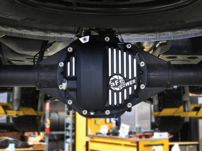 Pro Series Aam 9.5/9.76 Rear Differential Cover Black w/ Machined Fins GM Silverado/Sierra 1500 14-23 (Aam 9.5/9.76) aFe Power-6