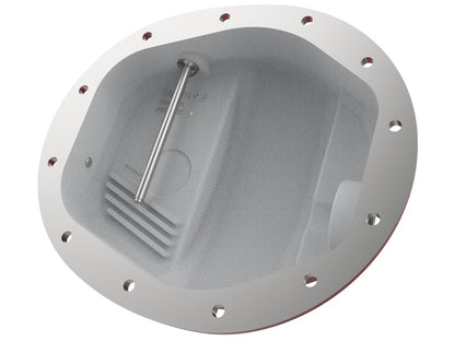 Pro Series Rear Differential Cover w/ Machined Fins GM Gas Trucks/SUVs 19-26 (Gmch 9.5) aFe Power-2