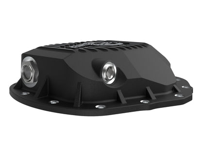 Pro Series Rear Differential Cover Black w/ Machined Fins Ram Trucks 19-26 L6/V8 (Aam 11.5/11.8/12.0-14) aFe Power-3