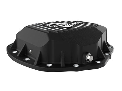 Pro Series Rear Differential Cover Black w/ Machined Fins Ram Trucks 19-26 L6/V8 (Aam 11.5/11.8/12.0-14) aFe Power-4