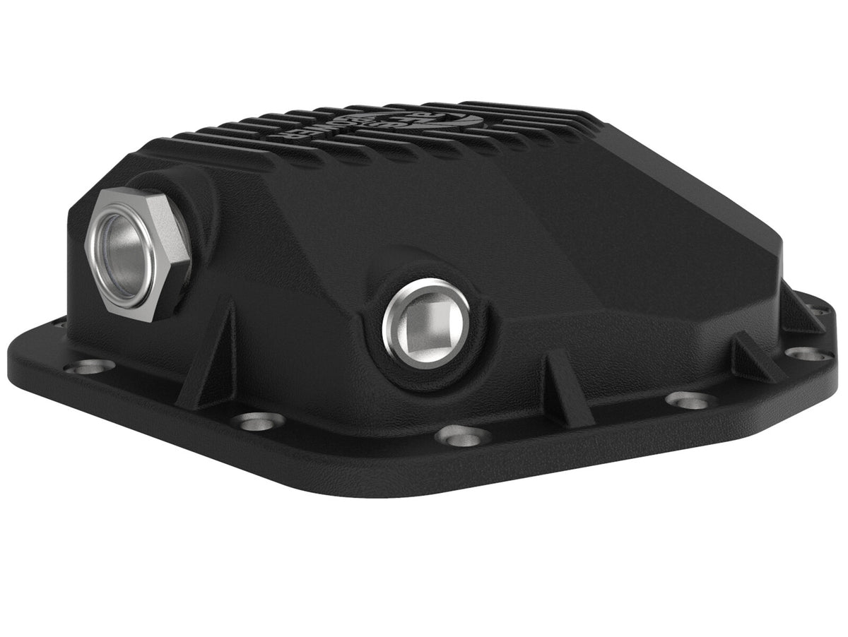Pro Series Rear Differential Cover Black w/ Machined Fins Ford Ranger 19-23 L4-2.3L (t) (Dana M220) aFe Power-3