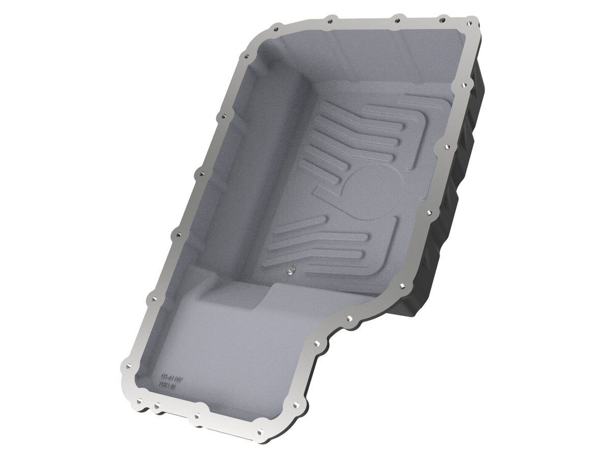 Pro Series Transmission Pan Black w/ Machined Fins Ford Trucks 20-22 (10R140 Transmission) aFe Power-4