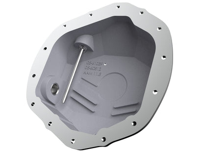 Pro Series Rear Differential Cover Black w/ Machined Fins GM Trucks 20-23 V8-6.6L (Aam 11.5/12.0-14) aFe Power-2