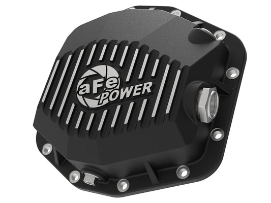 Pro Series Rear Differential Cover Black w/ Machined Fins Ford Bronco 21-23 L4-2.3L (t)/V6-2.7L (t) (Dana M220) aFe Power