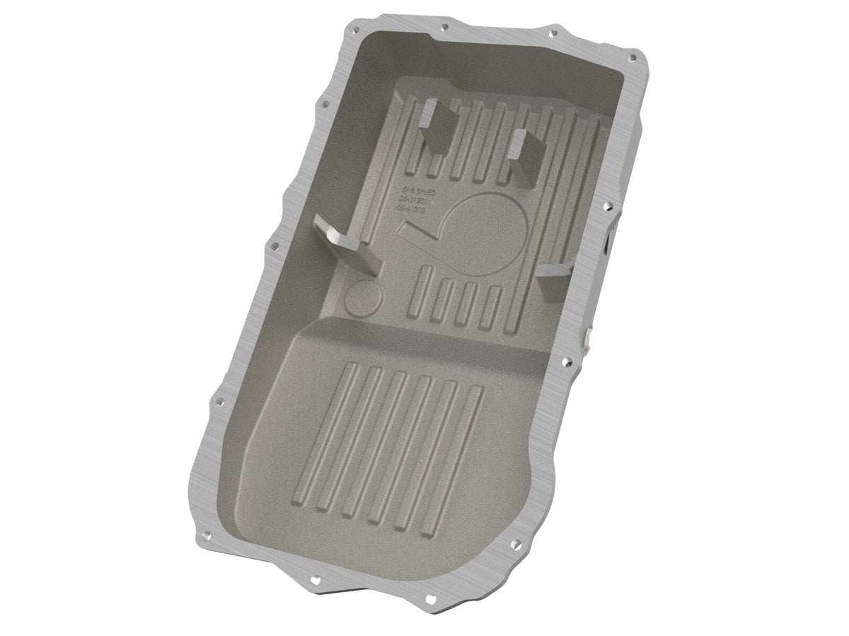 Pro Series Transmission Pan Black w/ Machined Fins Jeep Wrangler (Jl) 18-25 (850RE/8HP70/8HP75 Transmission) aFe Power-2