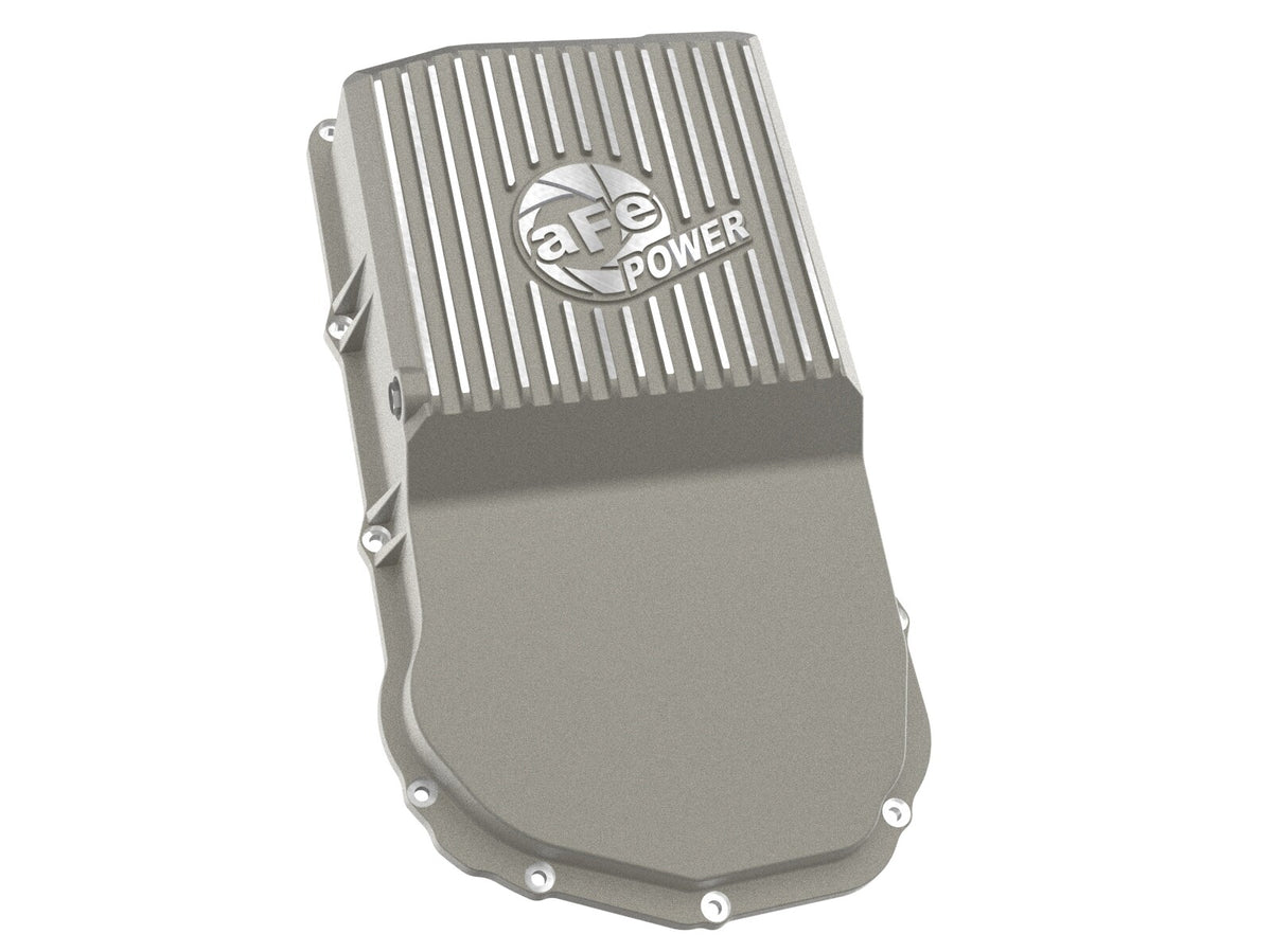 Street Series Transmission Pan Raw w/ Machined Fins Ram Trx 21-24 (8HP95 Transmission) aFe Power-1