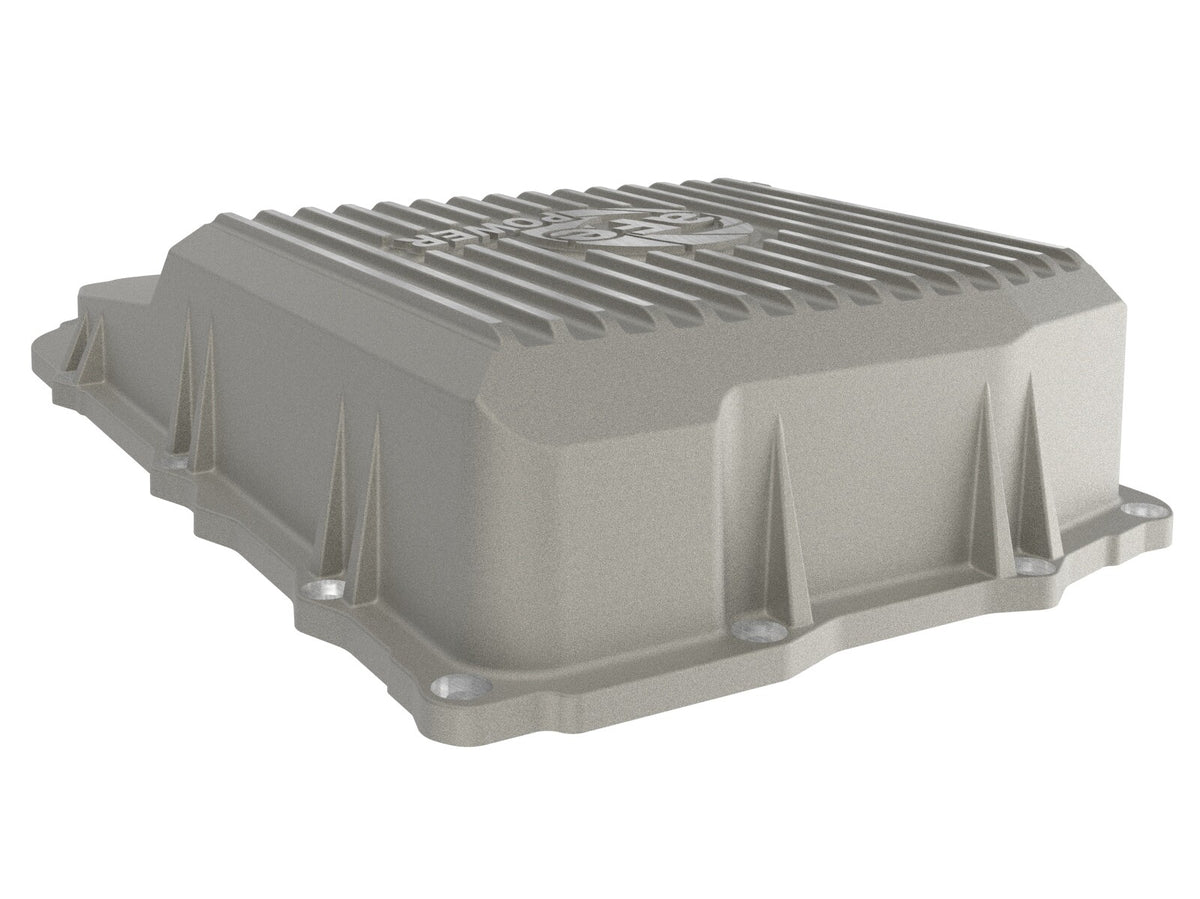 Street Series Transmission Pan Raw w/ Machined Fins Ram Trx 21-24 (8HP95 Transmission) aFe Power-3