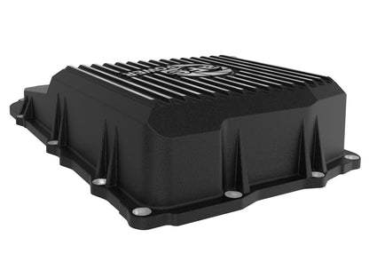 Pro Series Transmission Pan Black w/ Machined Fins Ram Trx 21-24 (8HP95 Transmission) aFe Power-3