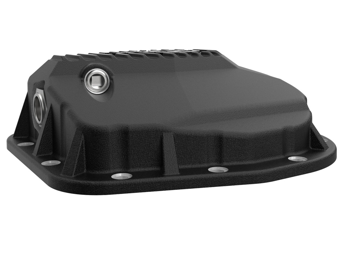Pro Series 9.75 Rear Differential Cover Black w/ Machined Fins Ford F-150/Raptor 97-23 (9.75-12) aFe Power-4
