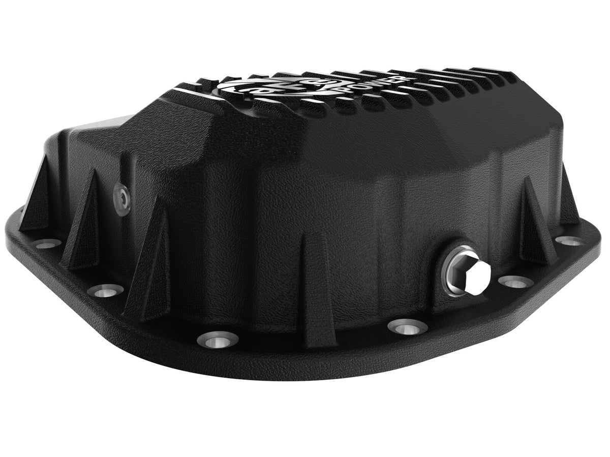 Pro Series 9.75 Rear Differential Cover Black w/ Machined Fins Ford F-150/Raptor 97-23 (9.75-12) aFe Power-5