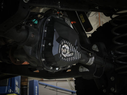 Pro Series 9.75 Rear Differential Cover Black w/ Machined Fins Ford F-150/Raptor 97-23 (9.75-12) aFe Power-6