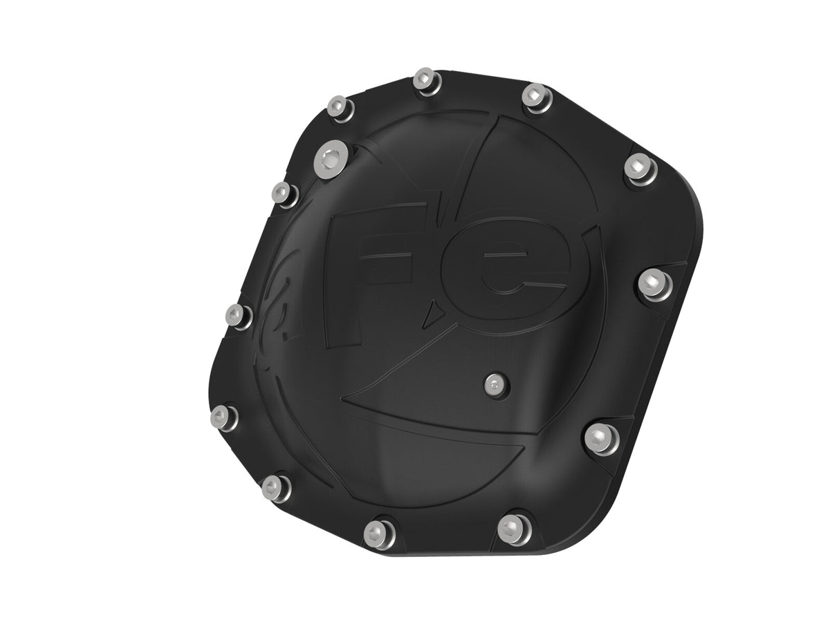 Pro Series Front Differential Cover Black Jeep Wrangler (Jl) 18-26/ Gladiator (Jt) 20-26 (Dana M210) aFe Power
