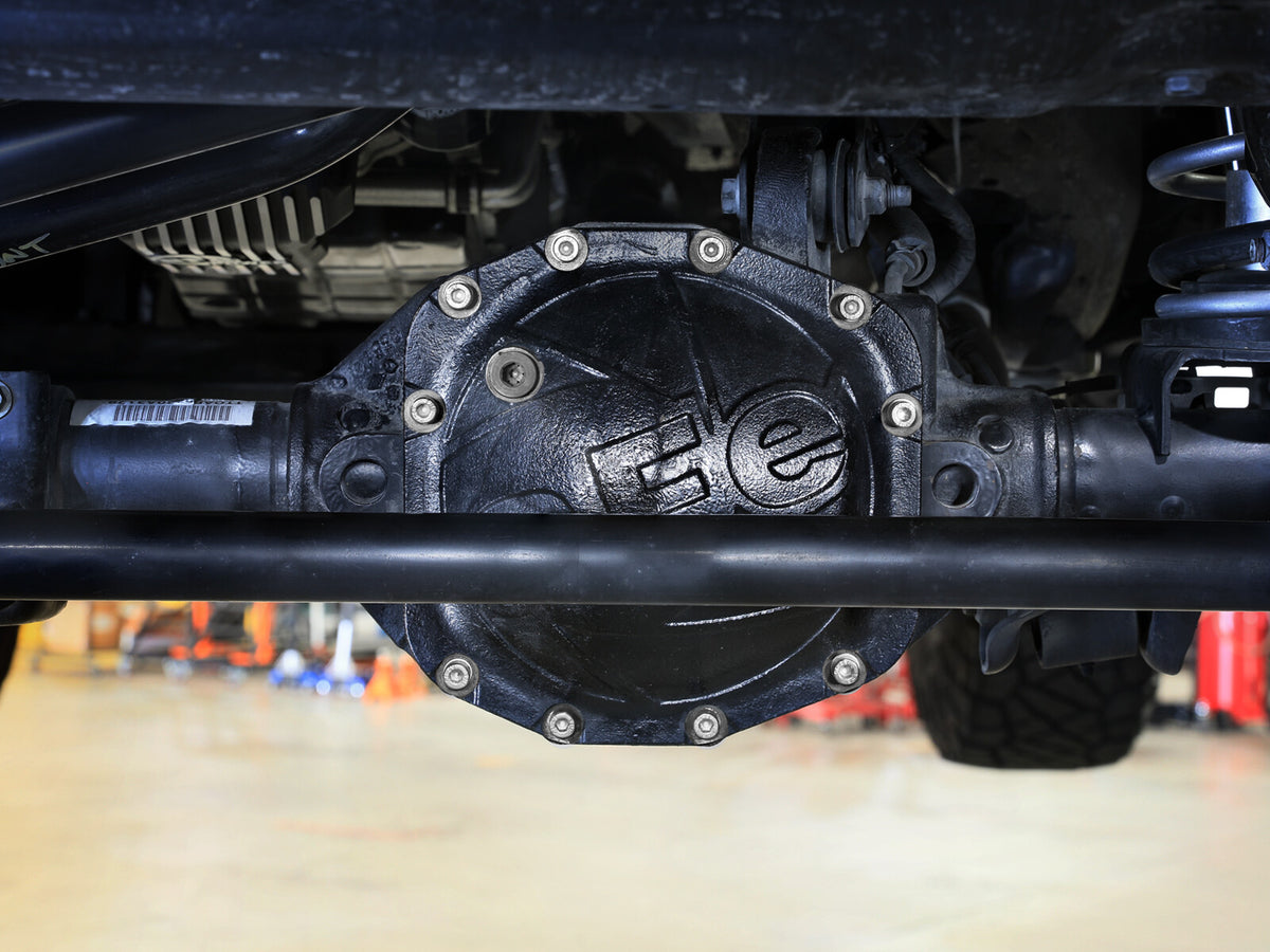 Pro Series Front Differential Cover Black Jeep Wrangler (Jl) 18-26/ Gladiator (Jt) 20-26 (Dana M210) aFe Power-3