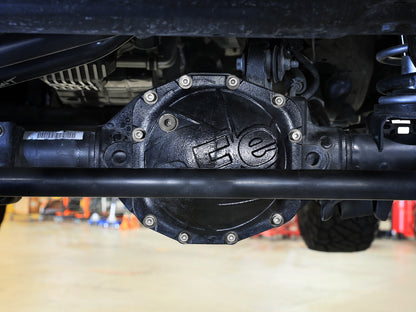 Pro Series Front Differential Cover Black Jeep Wrangler (Jl) 18-26/ Gladiator (Jt) 20-26 (Dana M210) aFe Power-3
