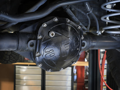 Pro Series Rear Differential Cover Black Jeep Wrangler (Jl) 18-26 L4-2.0L (t)/ V6-3.6L (Dana M220) aFe Power-4
