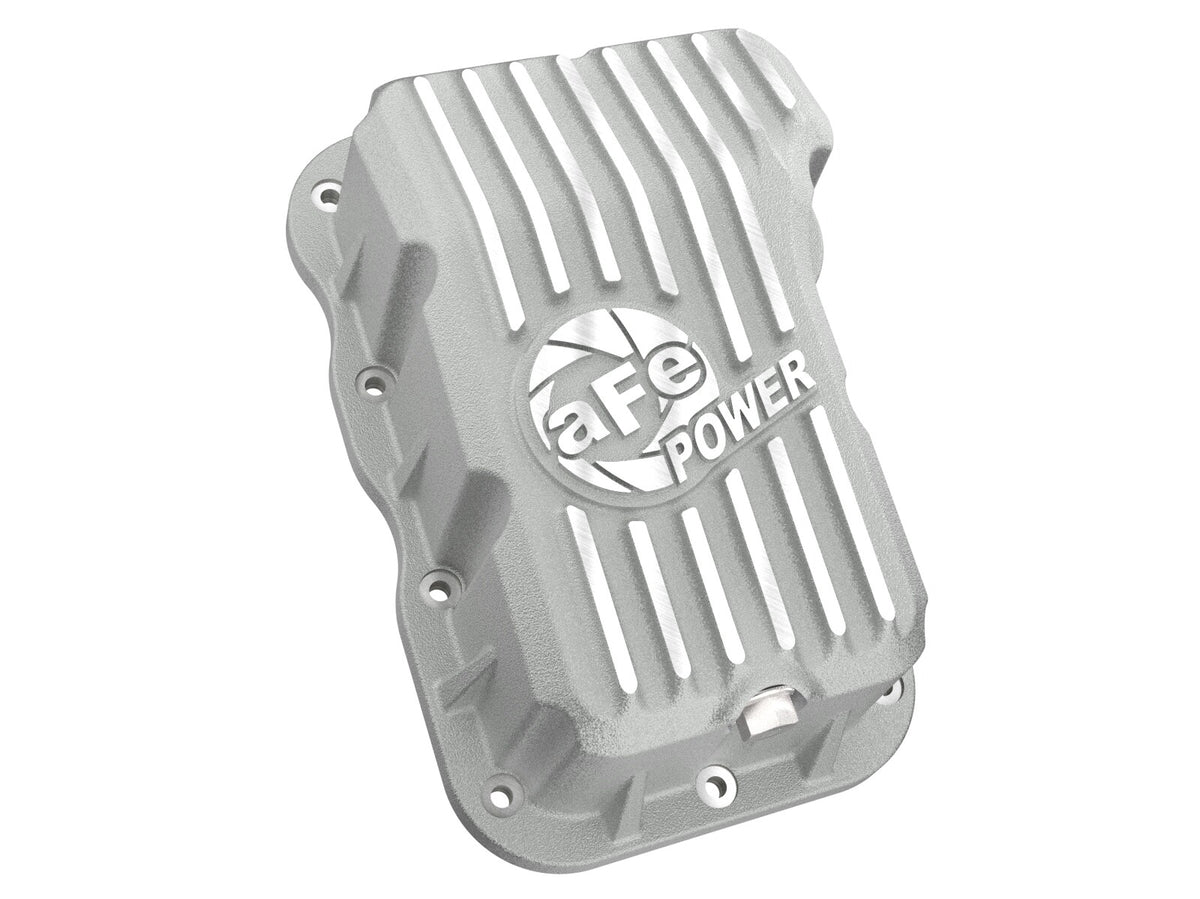 Street Series Engine Oil Pan Raw w/ Machined Fins Jeep Wrangler (Jl) 18-26 L4-2.0L (t) aFe Power-1