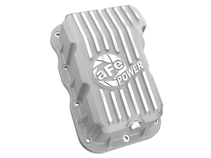 Street Series Engine Oil Pan Raw w/ Machined Fins Jeep Wrangler (Jl) 18-26 L4-2.0L (t) aFe Power-1