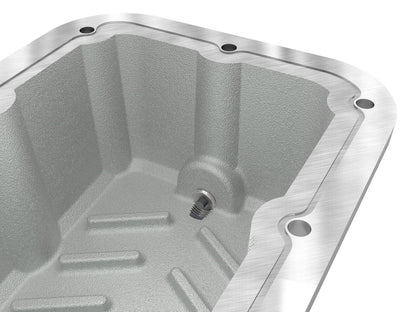 Street Series Engine Oil Pan Raw w/ Machined Fins Jeep Wrangler (Jl) 18-26 L4-2.0L (t) aFe Power-3