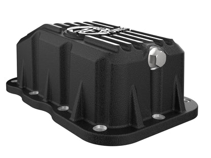 Pro Series Engine Oil Pan Black w/ Machined Fins Jeep Wrangler (Jl) 18-26 L4-2.0L (t) aFe Power-4