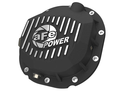Pro Series Rear Differential Cover Black w/ Machined Fins Ford F-150 90-14 (Ford 8.8) aFe Power