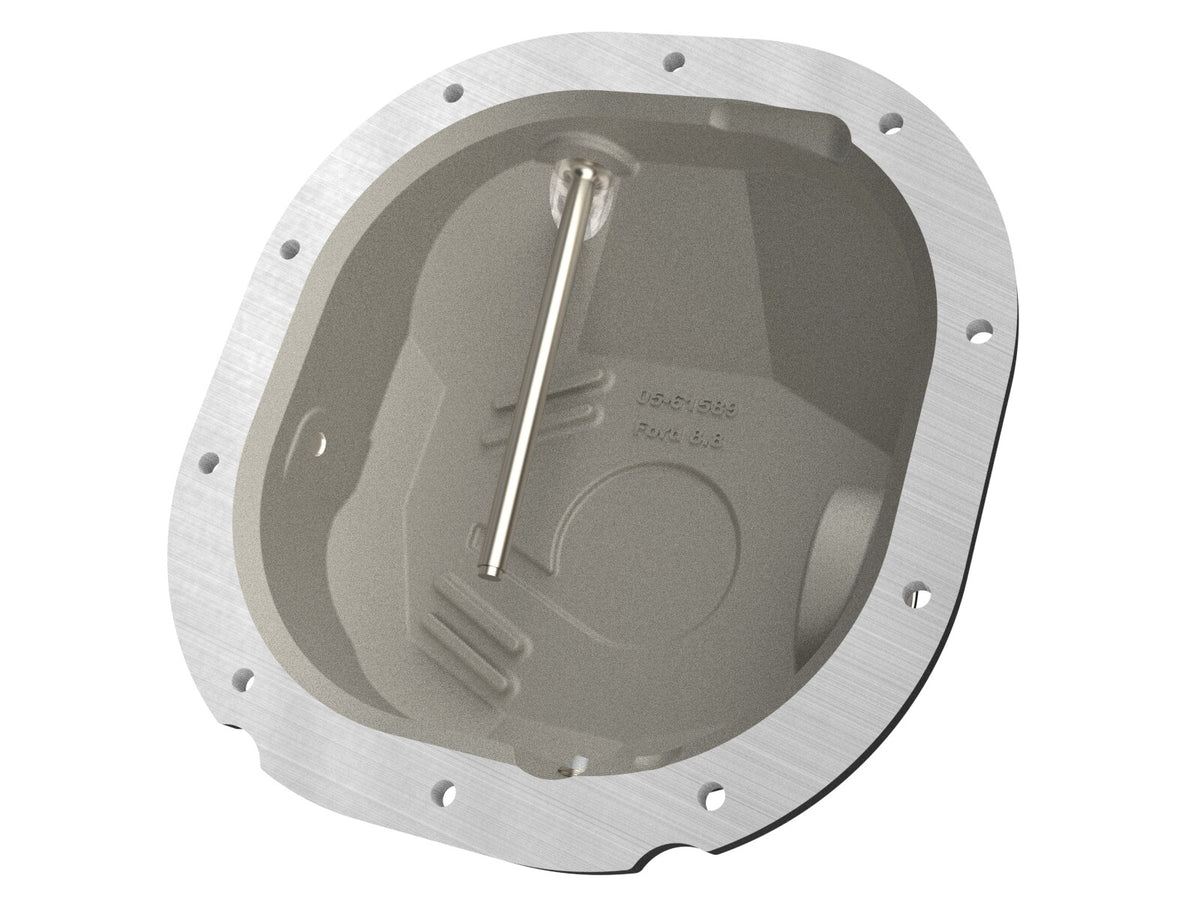 Pro Series Rear Differential Cover Black w/ Machined Fins Ford F-150 90-14 (Ford 8.8) aFe Power-2