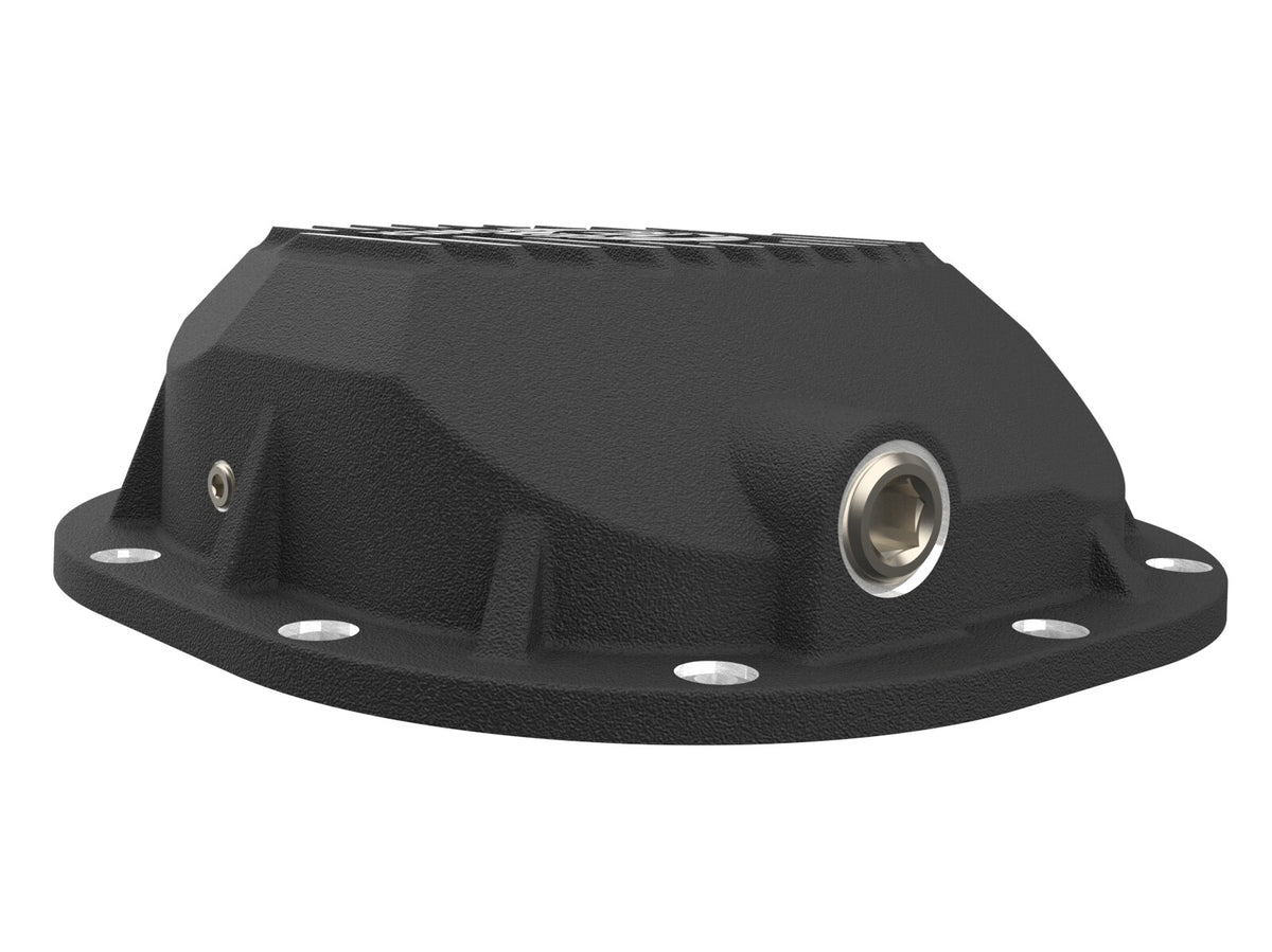 Pro Series Rear Differential Cover Black w/ Machined Fins Ford F-150 90-14 (Ford 8.8) aFe Power-3