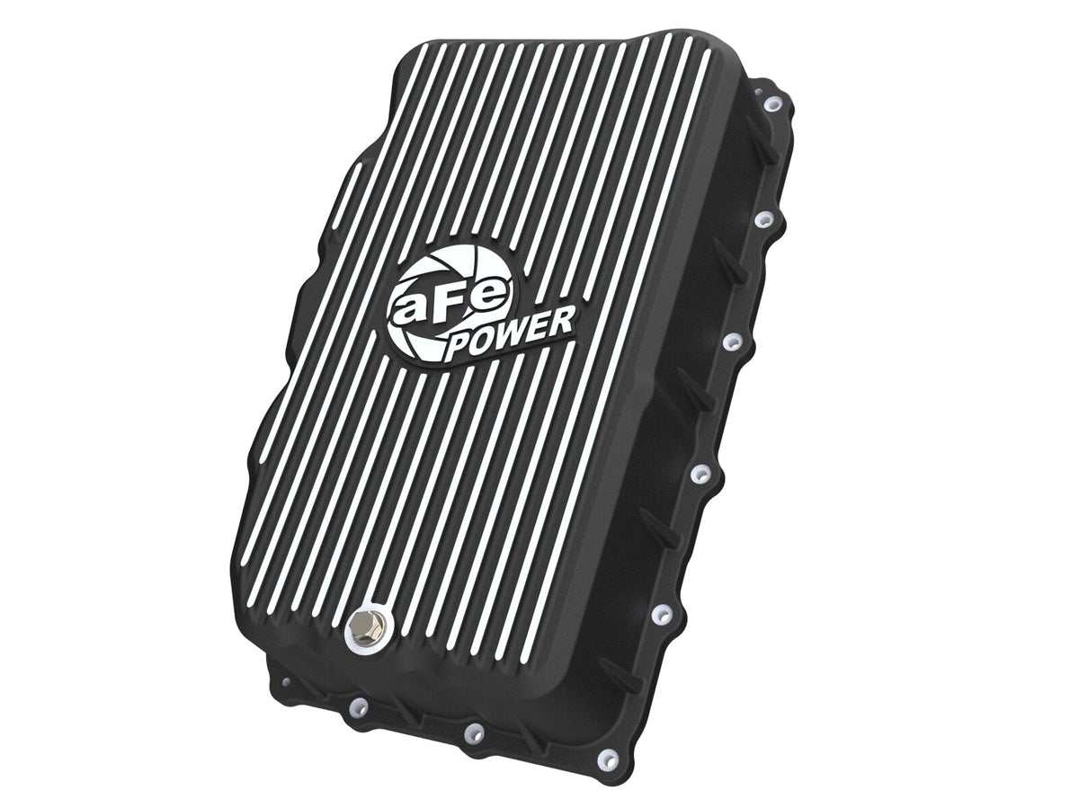 Street Series Transmission Pan w/ Machined Fins GM Trucks/SUVs 20-26 L6-3.0L (td) LM2/LZ0 (10L80 Transmission) aFe Power
