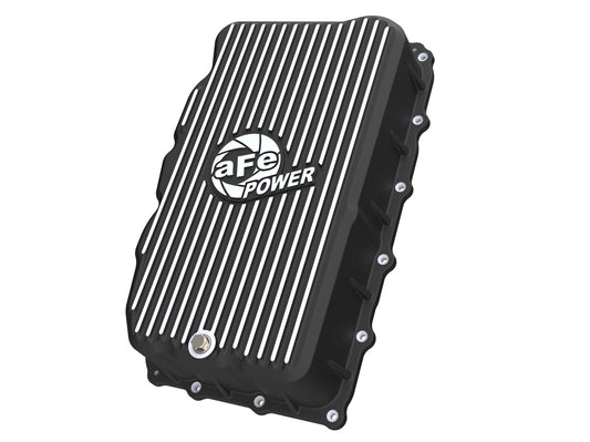 Street Series Transmission Pan w/ Machined Fins GM Trucks/SUVs 20-26 L6-3.0L (td) LM2/LZ0 (10L80 Transmission) aFe Power
