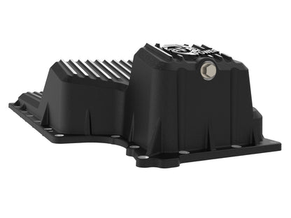 Pro Series Engine Oil Pan Black w/ Machined Fins GM Trucks/SUVs 20-26 L6-3.0L (td) LM2/LZ0 aFe Power-4