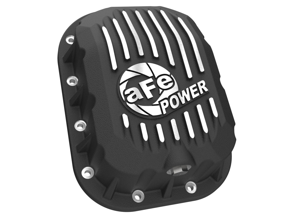 Pro Series Engine Oil Pan Black w/ Machined Fins Jeep Wrangler (Jl)/Gladiator (Jt) 18-26 V6-3.6L aFe Power-1