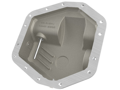 Pro Series Front Differential Cover Black w/ Machined Fins Ford F-250/350 23-26 aFe Power-2