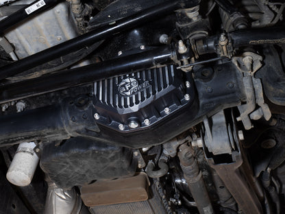 Pro Series Front Differential Cover Black w/ Machined Fins Ford F-250/350 23-26 aFe Power-7