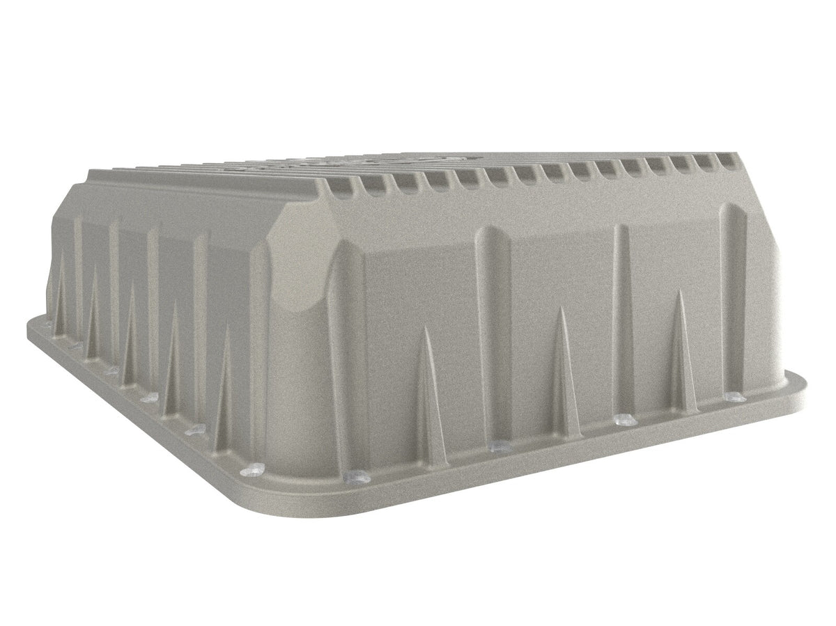 Street Series Transmission Pan Raw w/ Machined Fins Ram 3500 13-24 (AS69RC Aisin Transmission) aFe Power-3