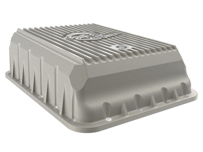 Street Series Transmission Pan Raw w/ Machined Fins Ram 3500 13-24 (AS69RC Aisin Transmission) aFe Power-4