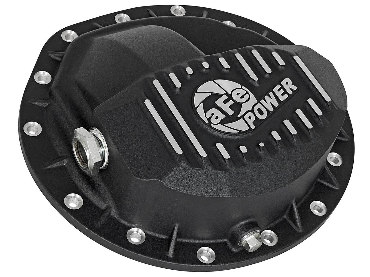 Front & Rear Diff Guard Package w/ Oil Dodge Diesel Trucks 03-13 L6 (Aam 9.25-14 & Aam 11.5-14) aFe Power-1