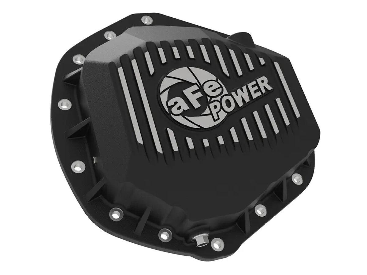 Front & Rear Diff Guard Package w/ Oil Dodge Diesel Trucks 03-13 L6 (Aam 9.25-14 & Aam 11.5-14) aFe Power-2