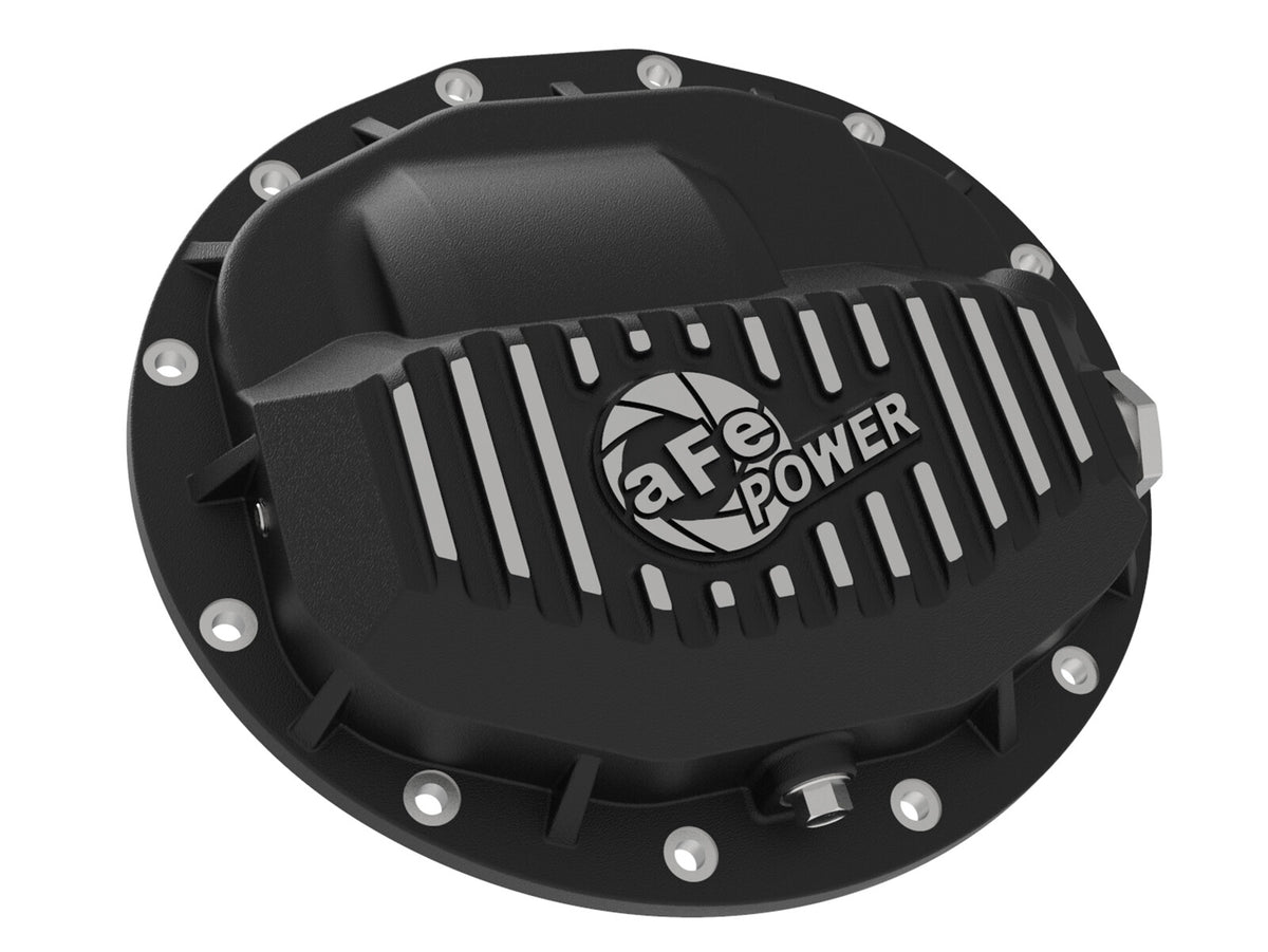 Front & Rear Diff Guard Package w/ Oil Ram Diesel Trucks 13-18 L6 (Aam 9.25-12 & Aam 11.5/11.8-14) aFe Power-1