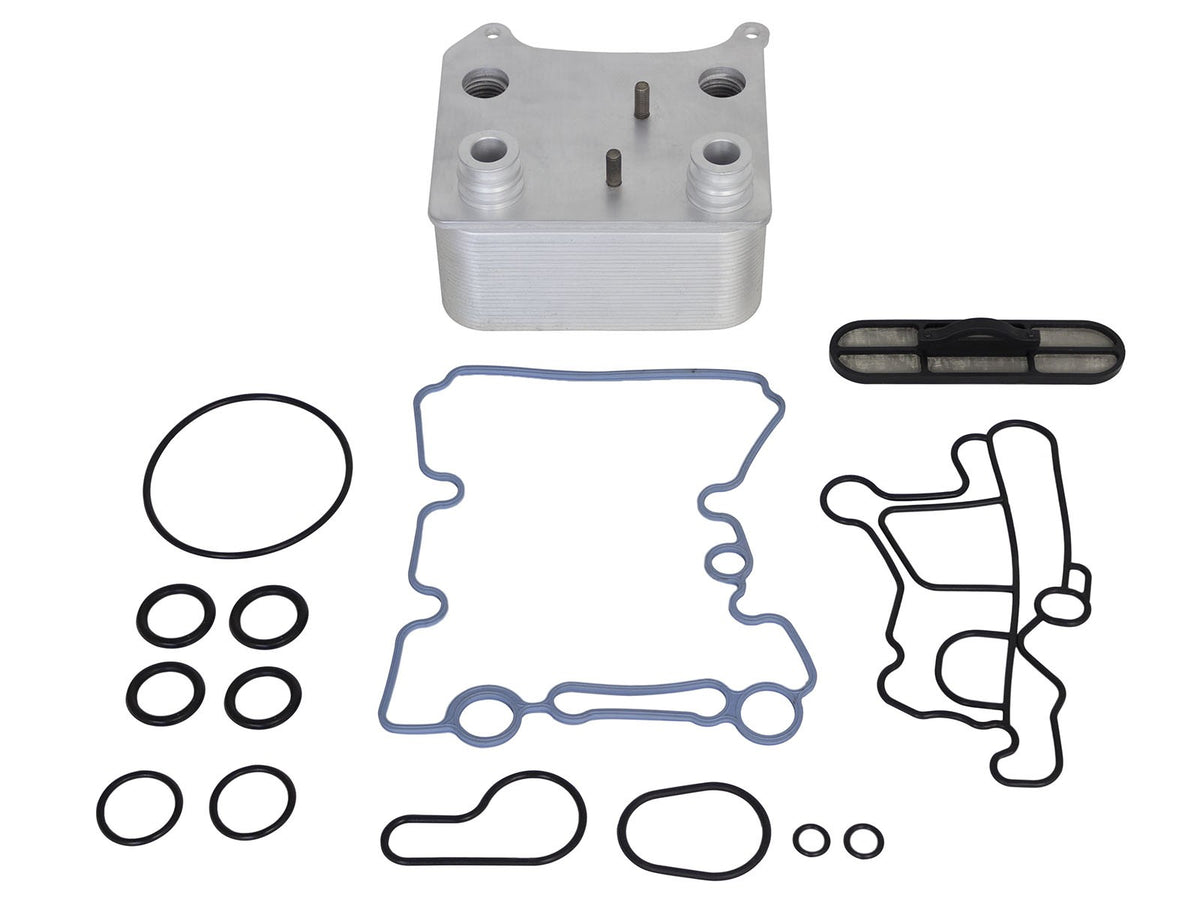 BladeRunner Oil Cooler Kit Ford Diesel Trucks 03-07 V8-6.0L (td) aFe Power-2